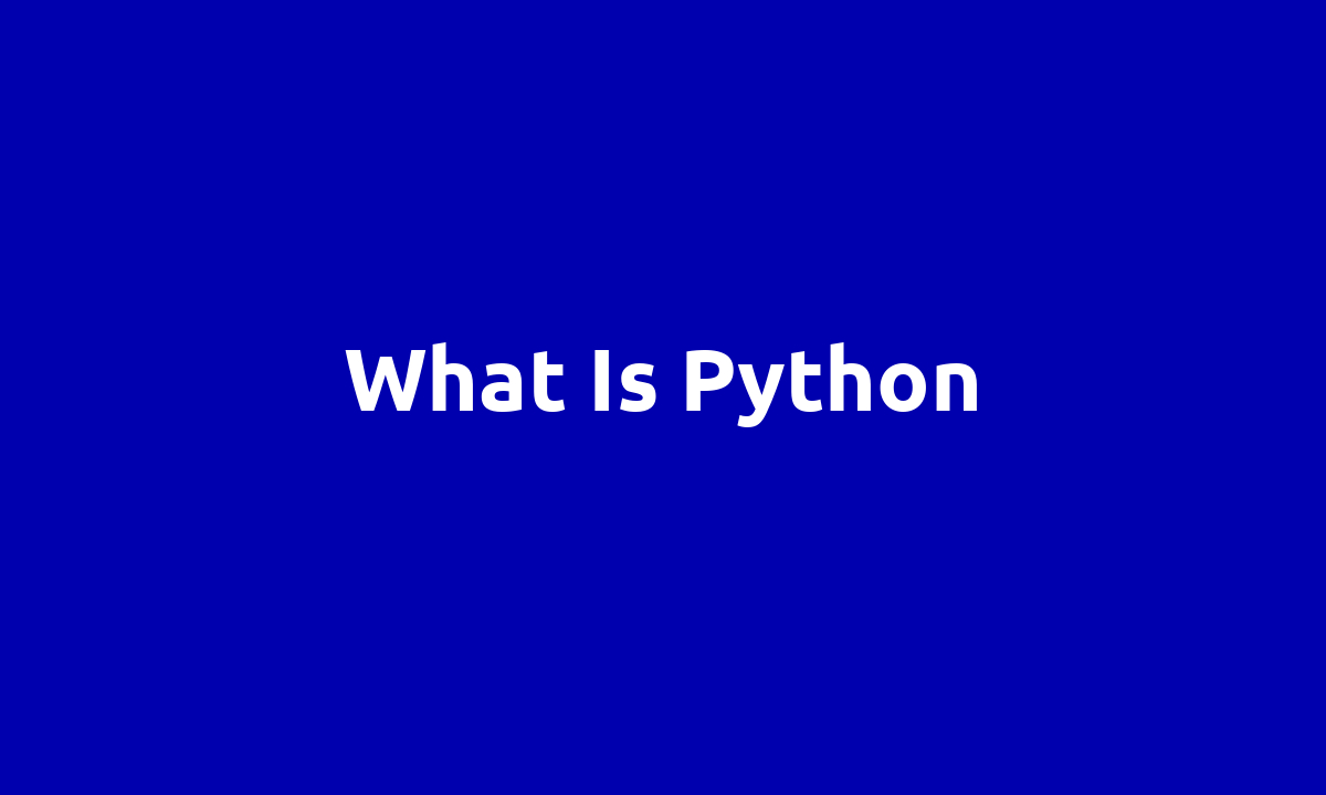 What is python