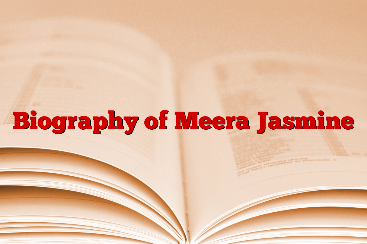 Biography of Meera Jasmine